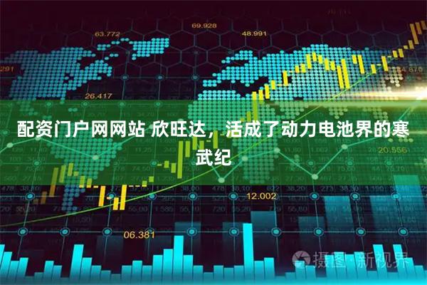 配资门户网网站 欣旺达，活成了动力电池界的寒武纪
